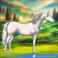 Horse Color:Cremello Dun Tobiano 