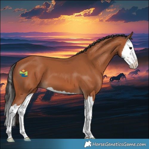 Horse Color:Bay Splash 