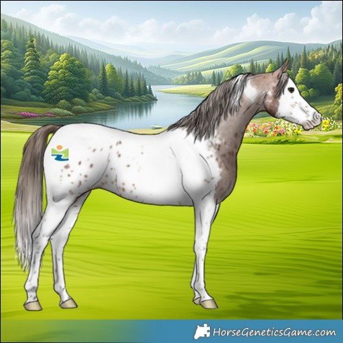 Horse Color:Bay Splash Tobiano Appaloosa 