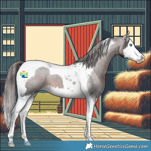 Horse Color:Brown Splash Tobiano Appaloosa 