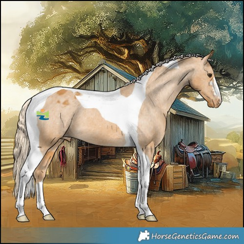 Horse Color:Palomino Tobiano Appaloosa 