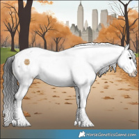 Horse Color:Brown Ice Snowflake Varnish