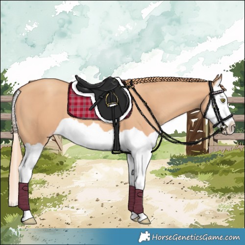 Horse Color:Gold Champagne Splash 