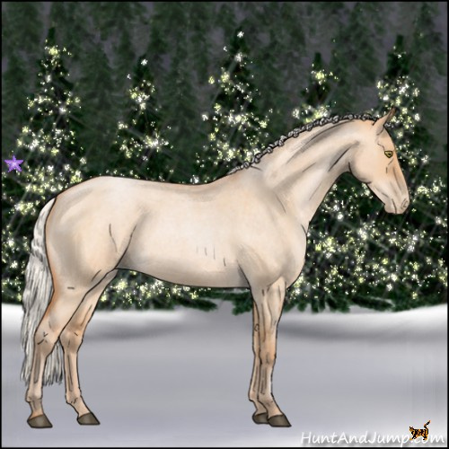 Horse Color:Silver Bay Roan Pearl Dun 