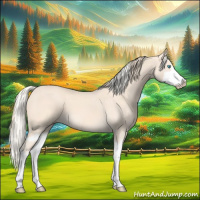 Horse Color:Cremello Splash and Perlino Splash