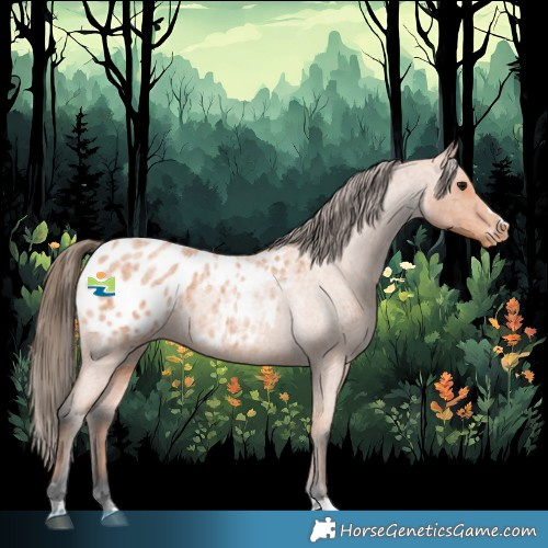 Horse Color:Bay Roan Appaloosa 