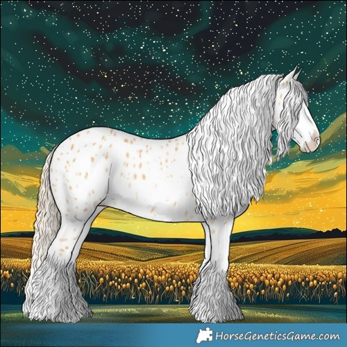 Horse Color:Palomino Dun Splash Appaloosa 