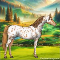 Horse Color:Chestnut Appaloosa