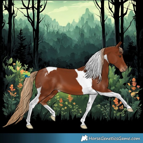 Horse Color:Chestnut Tobiano 