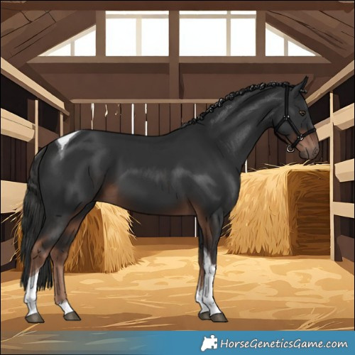 Horse Color:Liver Chestnut Tobiano