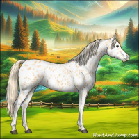 Horse Color:Palomino Near Leopard 