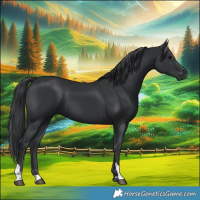 Horse Color:Black 