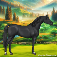 Horse Color:Black 