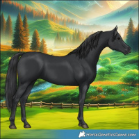 Horse Color:Black 