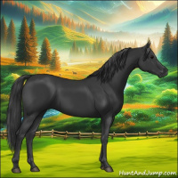 Horse Color:Black 