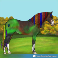 Horse Color:Painted Brown 