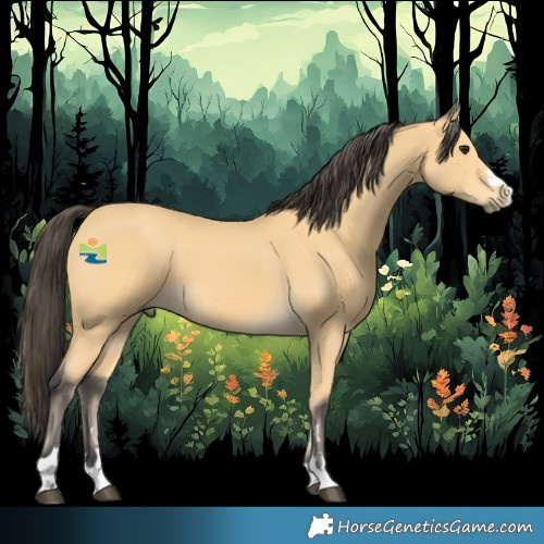 Horse Color:Buckskin 