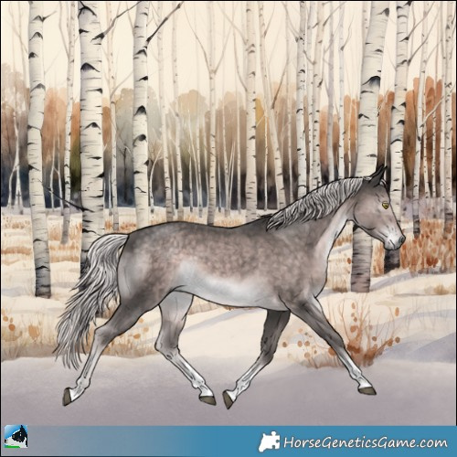 Horse Color:Platinum Chocolate Palomino Mushroom Tobiano Rabicano 