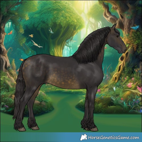 Horse Color:Buckskin Rabicano 