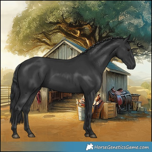 Horse Color:Black 