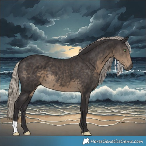 Horse Color:Silver Smoky Black 