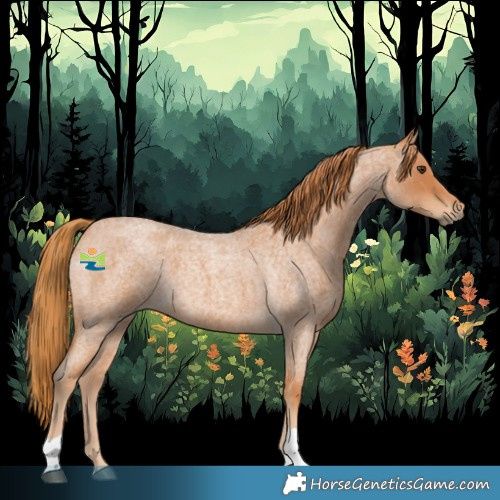 Horse Color:Red Roan Tobiano 