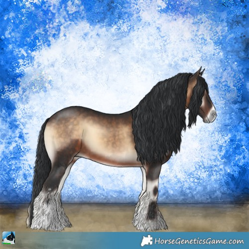 Horse Color:Brown Onyx Sabino 