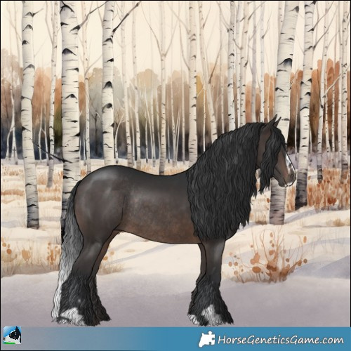Horse Color:Brown Sabino Rabicano 