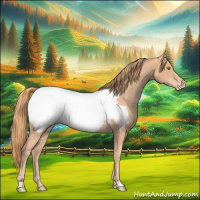 Horse Color:Gold Champagne Appaloosa