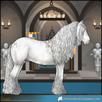 Horse Color:Gray Watercolor Silver Grullo Splash Tobiano Appaloosa and Silver Blue Onyx Tobiano Appaloosa