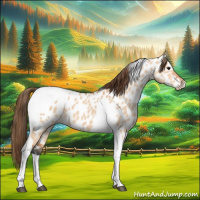 Horse Color:Bay Dun Tobiano Appaloosa