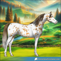 Horse Color:Buckskin Splash Tobiano Appaloosa 