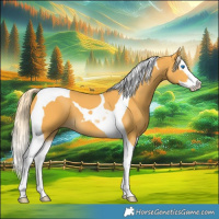 Horse Color:Palomino Splash Tobiano 
