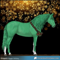 Horse Color:Watercolor Smoky Black Tobiano 