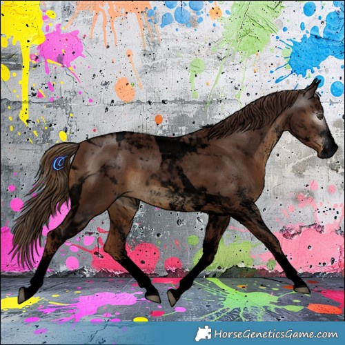 Horse Color:Gray Void White Spotted Chestnut Tobiano Rabicano 