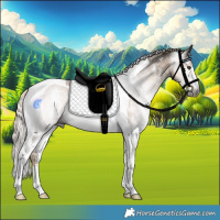 Horse Color:Gray Chocolate Palomino Sabino Tobiano Rabicano 