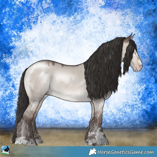 Horse Color:Sable Champagne Dun Mushroom Sabino Rabicano 
