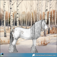Horse Color:Brown Dun Mushroom Sabino Splash Rabicano 
