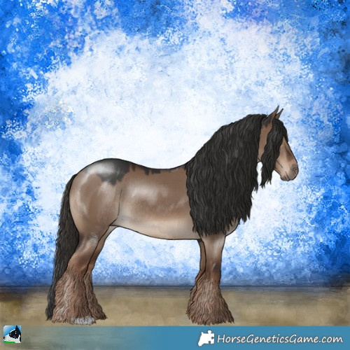 Horse Color:Liver Red Dun Rabicano 