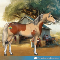 Horse Color:Bay  and Palomino Dun 