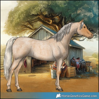 Horse Color:Palomino Roan 