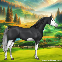 Horse Color:Black Splash 