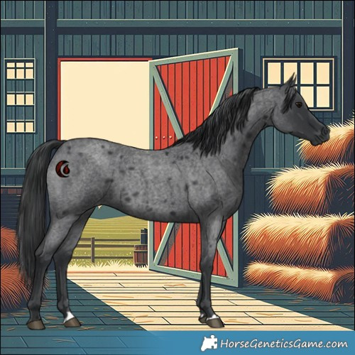 Horse Color:Blue Roan 