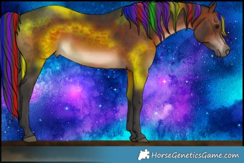 Horse Color:Painted Brown Mushroom 