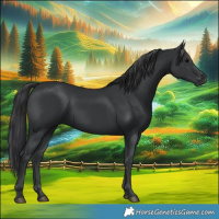 Horse Color:Black 