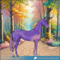 Horse Color:Watercolor Liver Chestnut Tobiano 