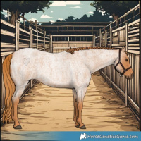 Horse Color:Red Roan 