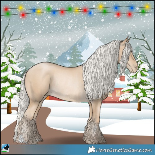 Horse Color:Silver Smoky Black Pearl Rabicano 