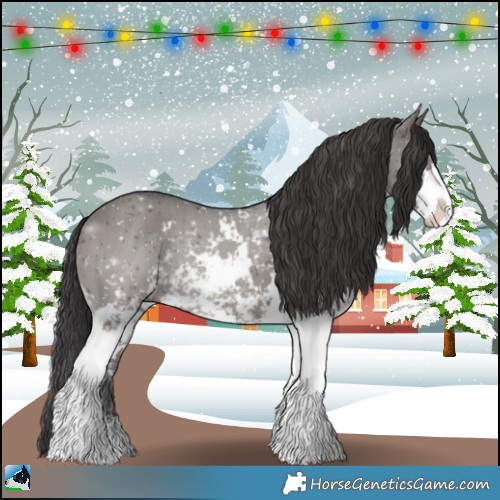 Horse Color:Smoky Grullo Sabino Rabicano Brindle 