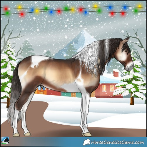 Horse Color:Liver Red Onyx Tobiano 